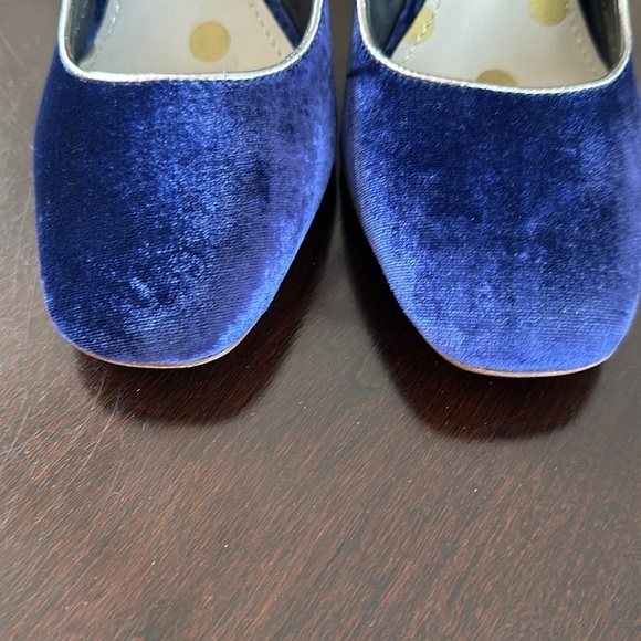 Boden Blue Velvet Heels - Picture 9 of 9